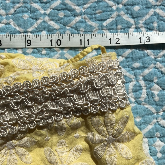 Elevenses Anthropologie Yellow Skirt Sz 2 - Picture 4 of 9